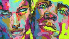 Paintings multicolor Francoise Nielly