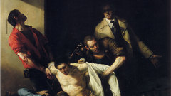 Paintings murder artwork