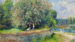 Paintings nature Renoir impressionism