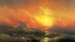 Paintings ocean waves artwork