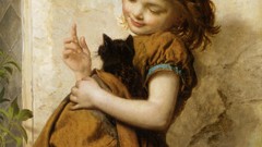 Paintings pets portraits Sophie Gengembre Anderson