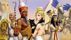 Paintings pharaohs ancient egipt