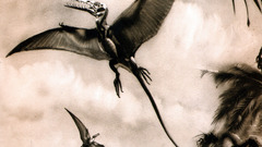 Paintings pterodactyls Zdenek Burian