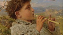 Paintings shepherd pipes portraits Sophie Gengembre Anderson