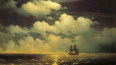 Paintings ships artwork vehicles