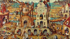 Paintings skeletons imagination artwork surreal art Sergey 