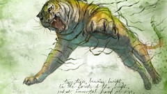 Paintings Tigers poetry