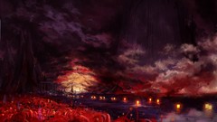 Paintings touhou video games spider lilies