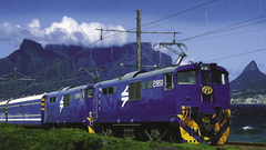 Paintings trains South Africa