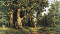 Paintings Trees Ivan Shishkin