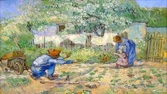 Paintings Vincent van Gogh First Steps artwork 