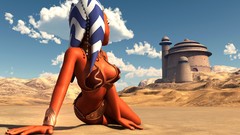 Palace star wars Star Wars: The Clone Wars white hair faces 3d 