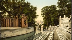 Palace Warsaw Poland old photo architecture buildings old 