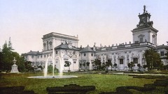 Palace Warsaw Poland old photo architecture buildings Polish 