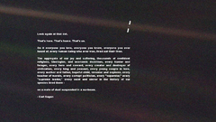 Pale blue dot wide