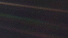 Pale blue dot wide
