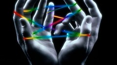 Palm Fractals hands rainbows cats cradle