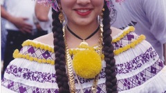 Panama plaits traditional dressing