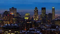 Panorama Montreal twilight 2009