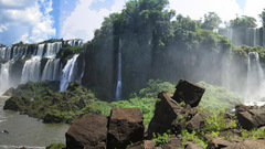 Panorama photos breast high Iguazu Resolution