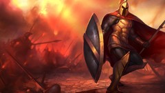 Pantheon League of Legends fantasy art
