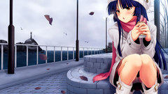 Panties long hair upskirt