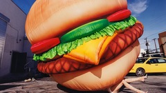 Panties outdoors giant Inflatable