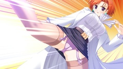 Panties redheads skirts anime