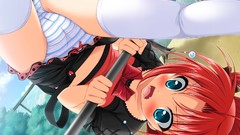 Panties redheads thigh highs