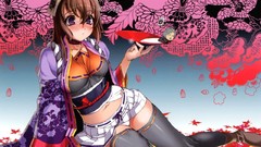 Panties samurai girls Hyakka Ryouran Samurai Girls Tokugawa Sen