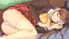 Panties school uniforms sleeping
