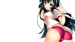 Panties Simple Background hentai gym uniforms hime cut pussy 