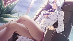 Panties stockings cleavage Boss