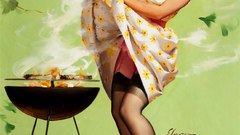 Panties stockings pinups upskirt