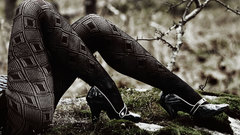 Pantyhose high heels legs