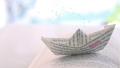 Paper Books Boats paper boat