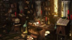 Paper Books globes interior