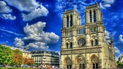Paris cathedrals HDR Photography