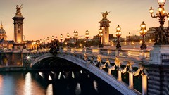 Paris France Alexandre III Bridge