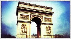 Paris France arc de triomphe