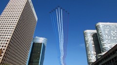 Paris France architecture cityscapes Patrouille de France La 