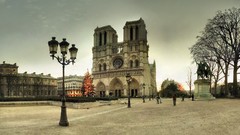 Paris France Notre Dame architecture HDR Photography