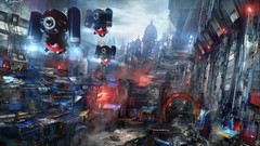 Paris Remember Me cityscapes artwork futuristic