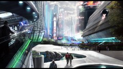 Paris Remember Me cityscapes artwork futuristic adrift