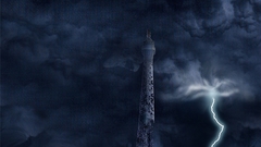 Paris skulls clouds Apocalypse