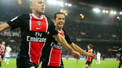 Paris soccer Pastore Ligue 1 Paris Saint-Germain F.C. menez