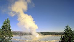 Park great Wyoming fountain geyser National yellowstone