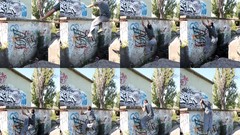 Parkour old buildings serie freerunning motion capture