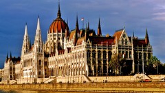 Parliament budapest Hungarian Danube River