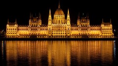 Parliament budapest hungary Danube River